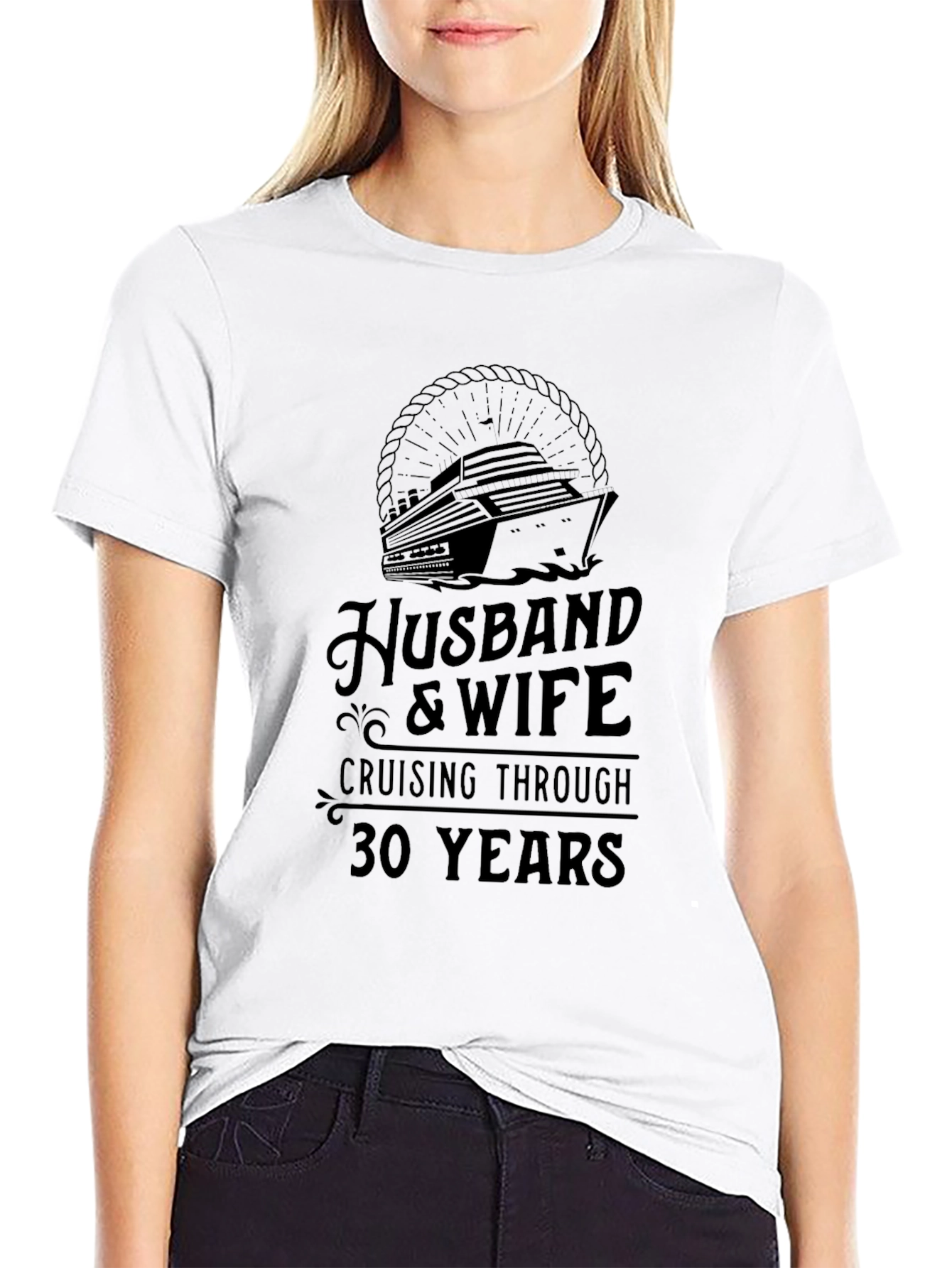 Husband & Wife 30 Years Cruising T-Shirt