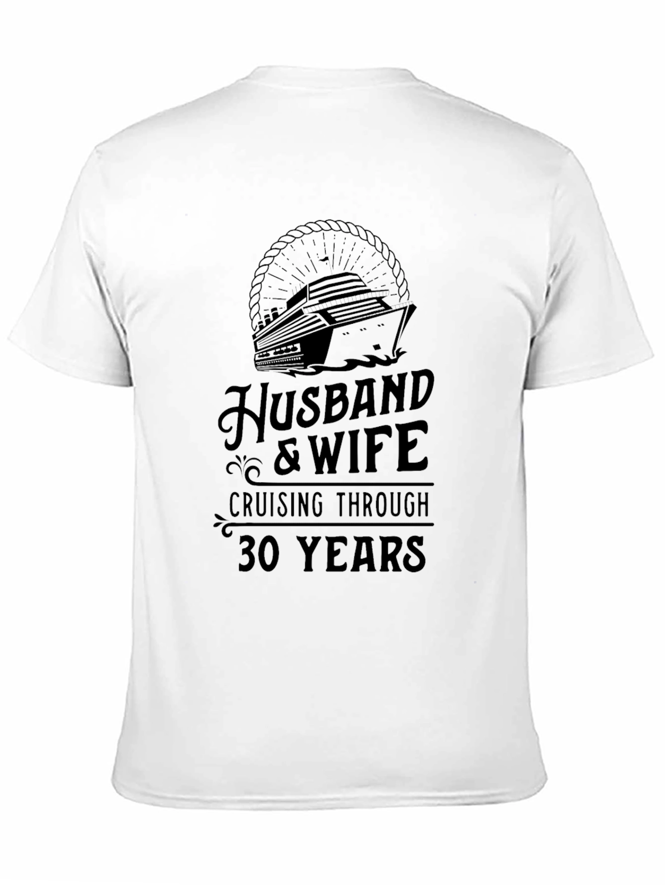 Husband & Wife 30 Years Cruising T-Shirt
