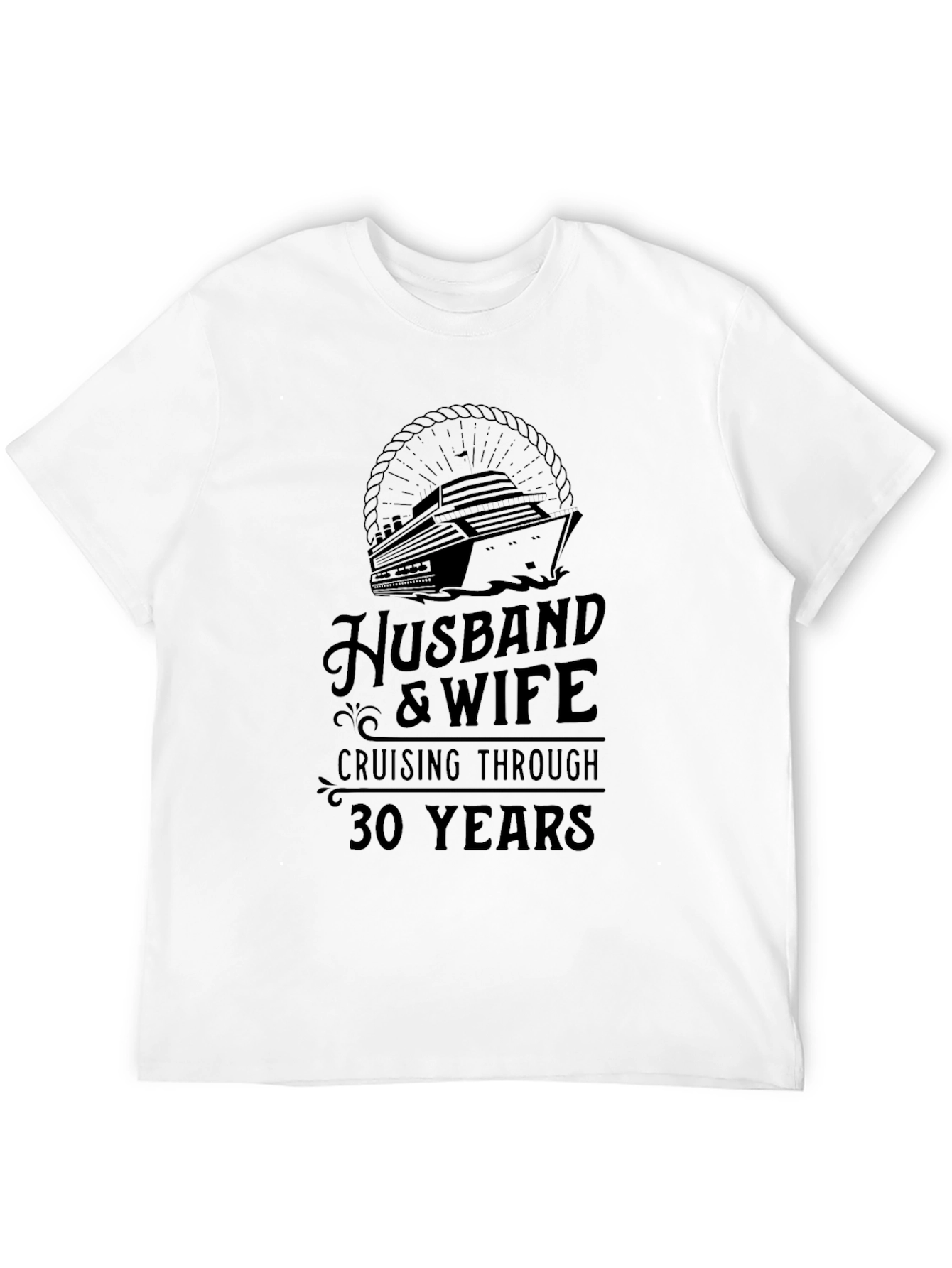 Husband & Wife 30 Years Cruising T-Shirt
