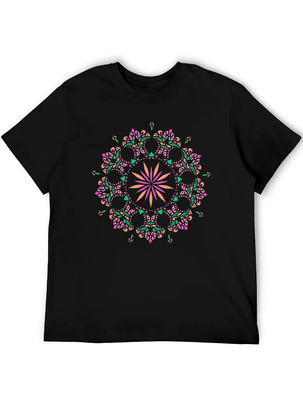 Geometric Mandala Graphic Print T-Shirt
