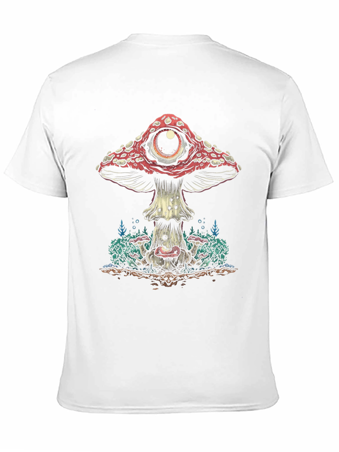 Mystic Mushroom Eye T-Shirt - Unique Graphic Tee