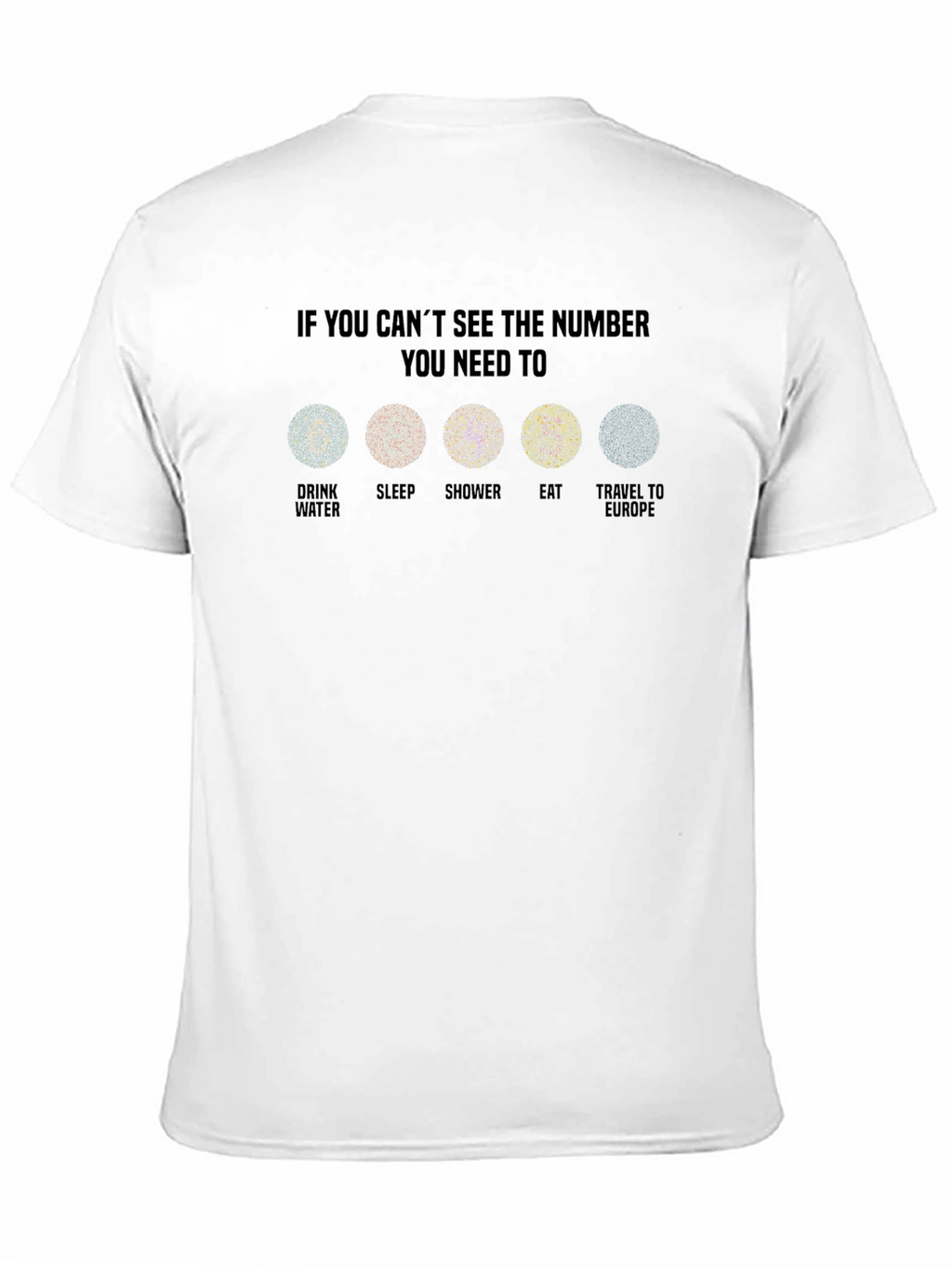 Colorblind Test Funny T-Shirt