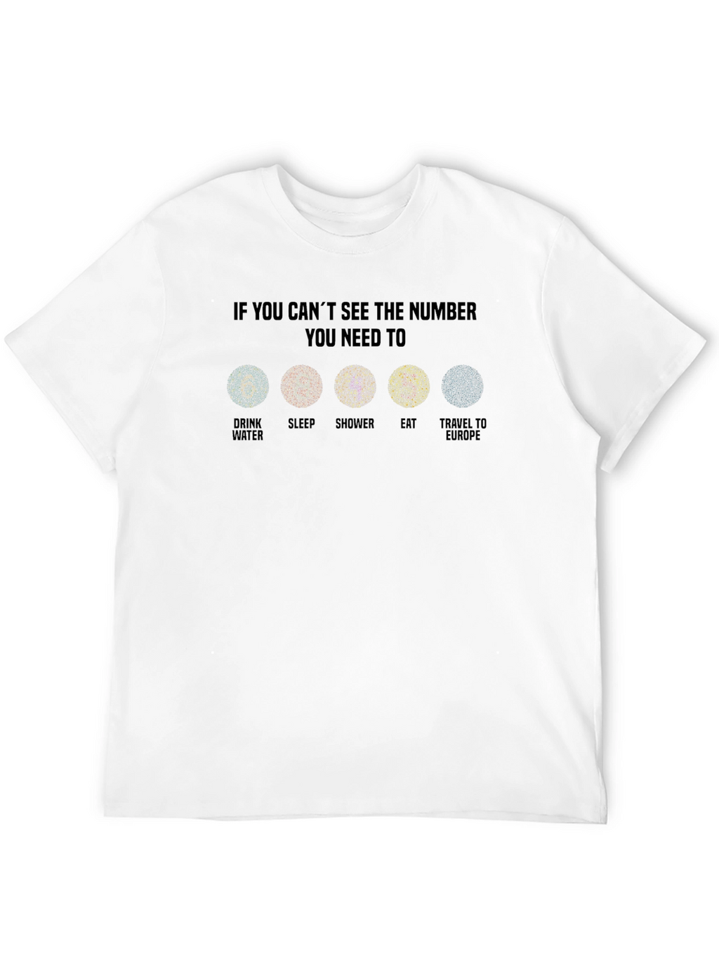 Colorblind Test Funny T-Shirt