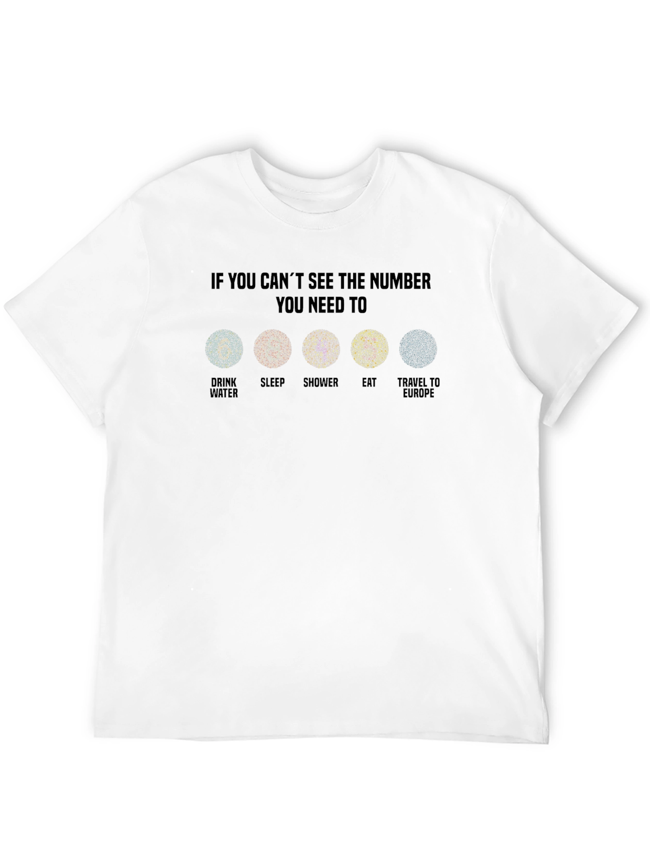 Colorblind Test Funny T-Shirt