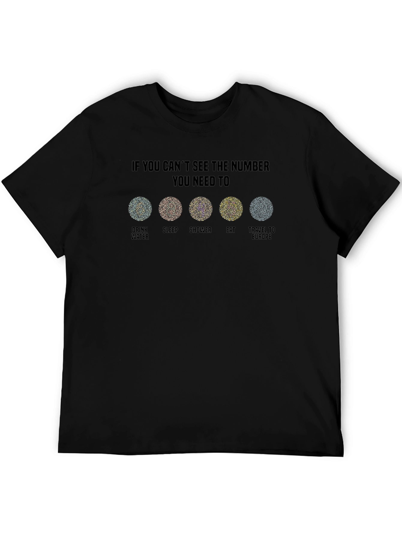 Colorblind Test Funny T-Shirt