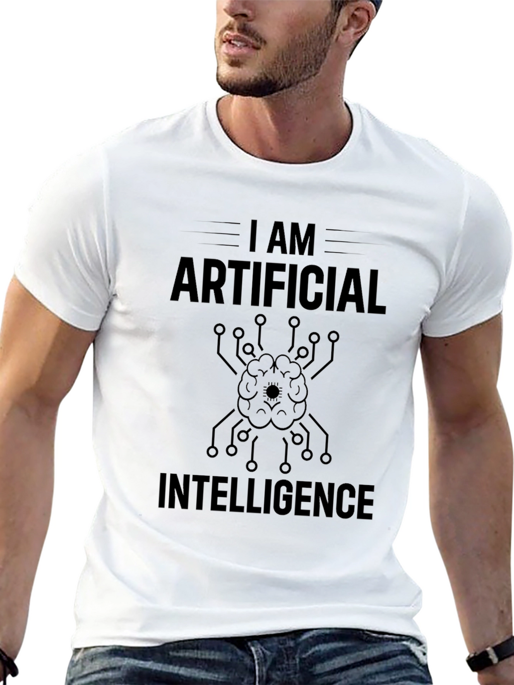 I AM Artificial Intelligence Graphic T-Shirt