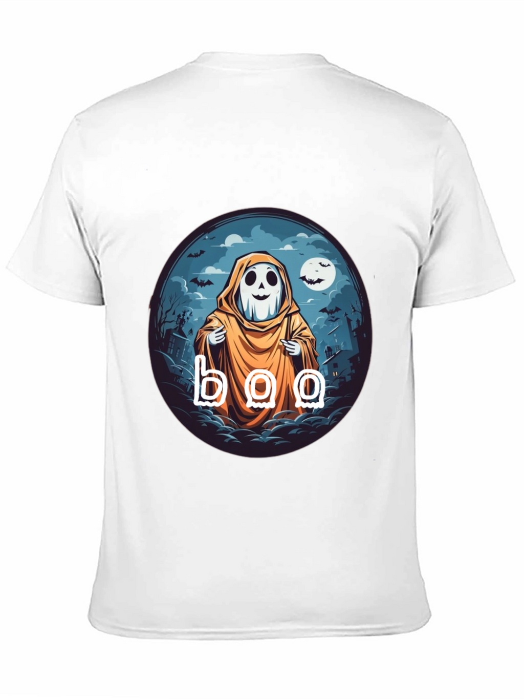 Boo Ghost Halloween T-Shirt - Spooky Season Style