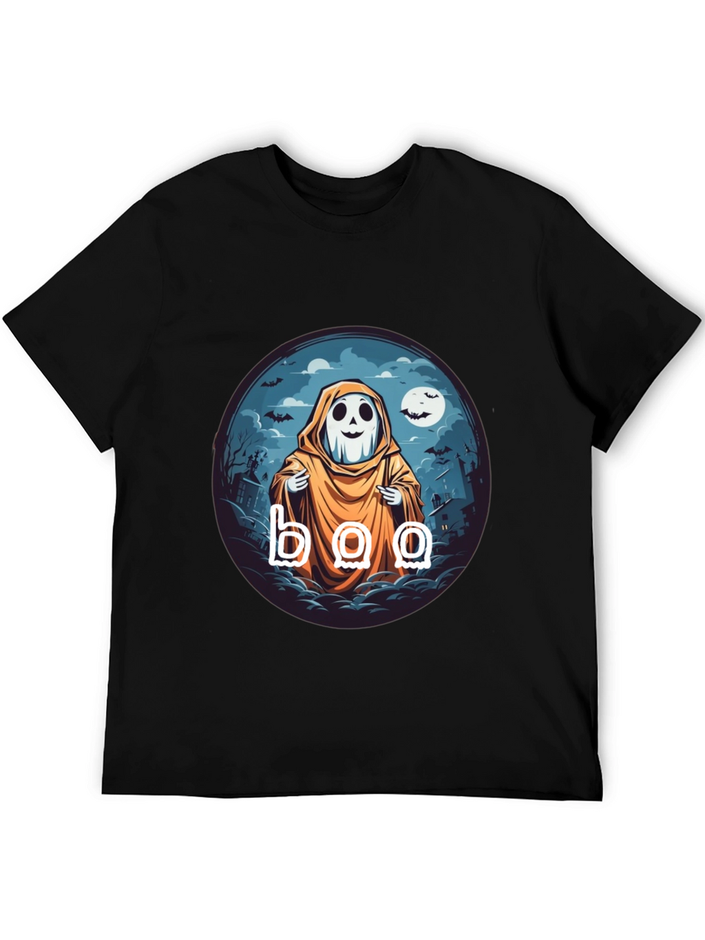 Boo Ghost Halloween T-Shirt - Spooky Season Style