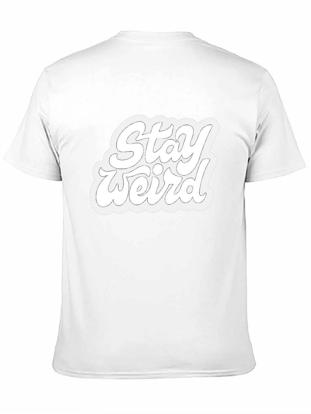 Stay Weird Black Graphic Tee