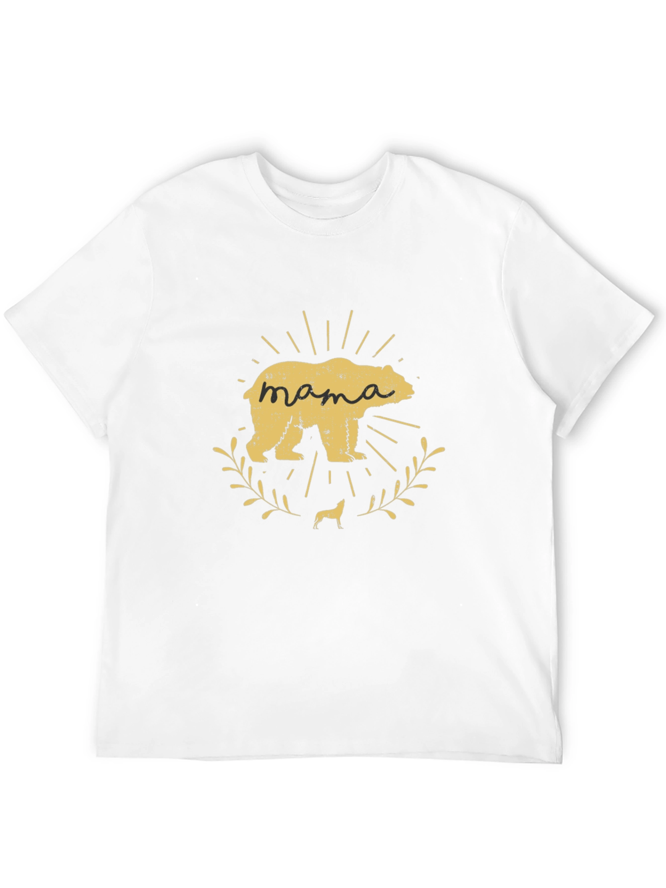 Mama Bear Graphic Tee - Cute Womens T-Shirt