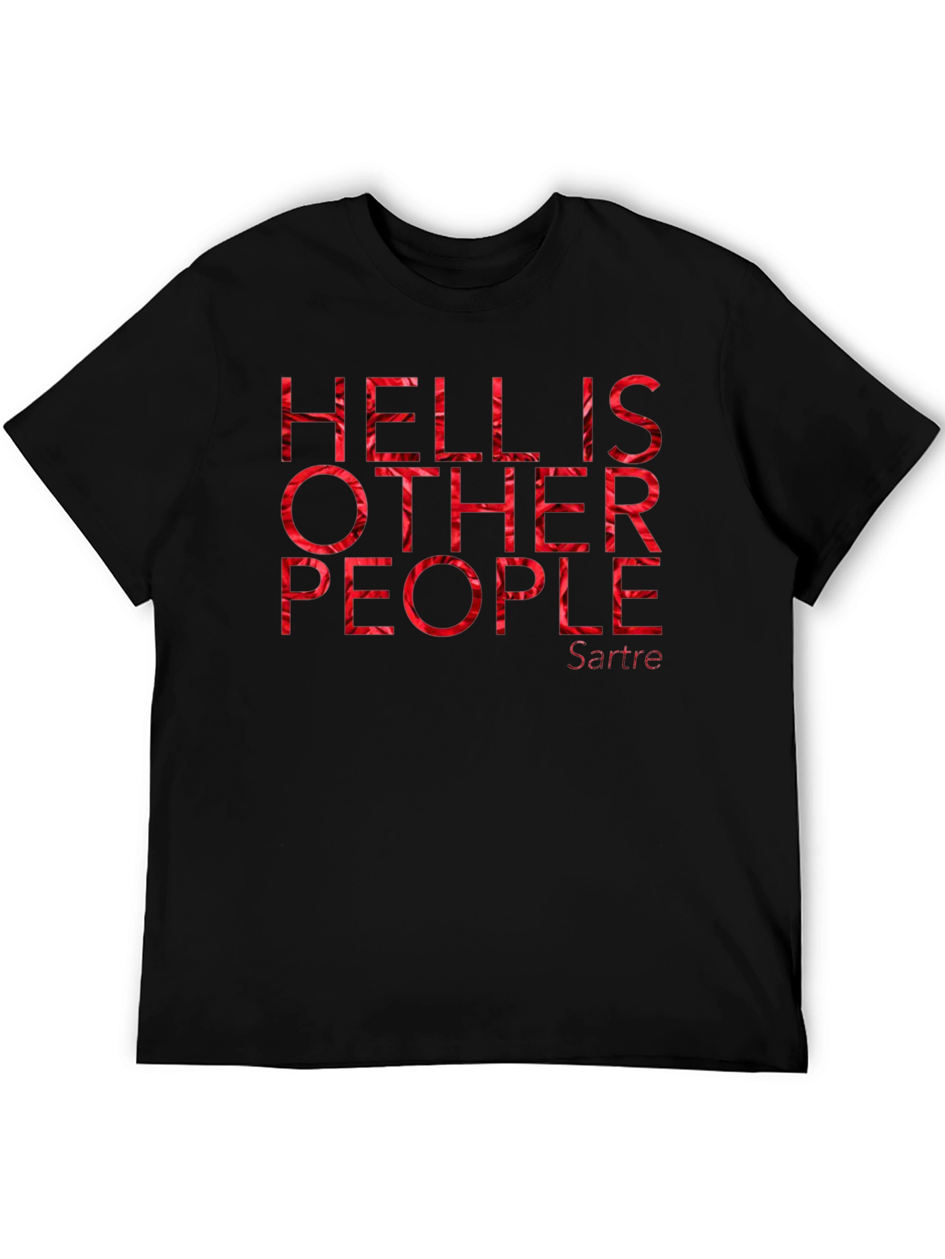 Hell Is Other People Sartre Graphic Tee