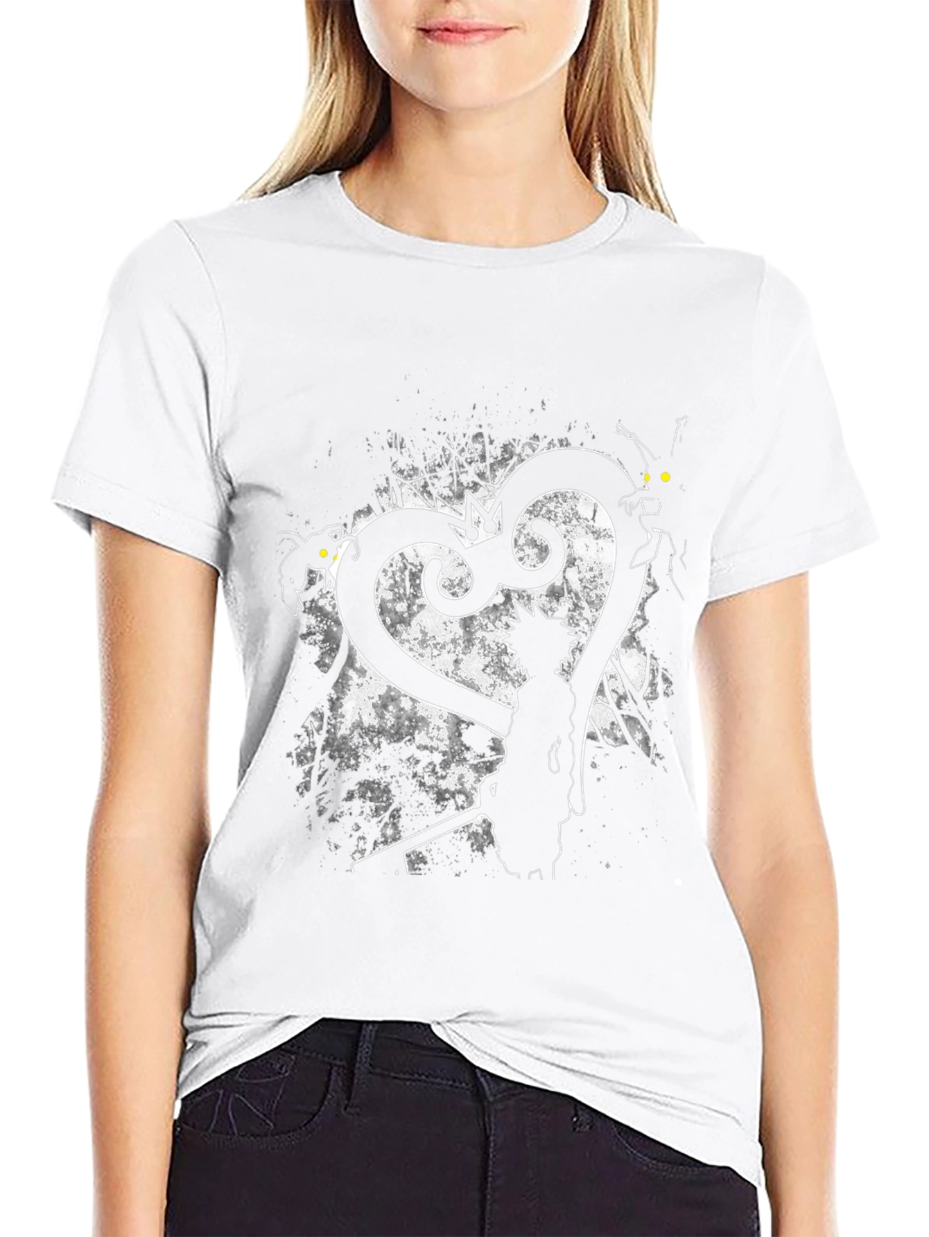 Kingdom Hearts Silhouette Graphic T-Shirt