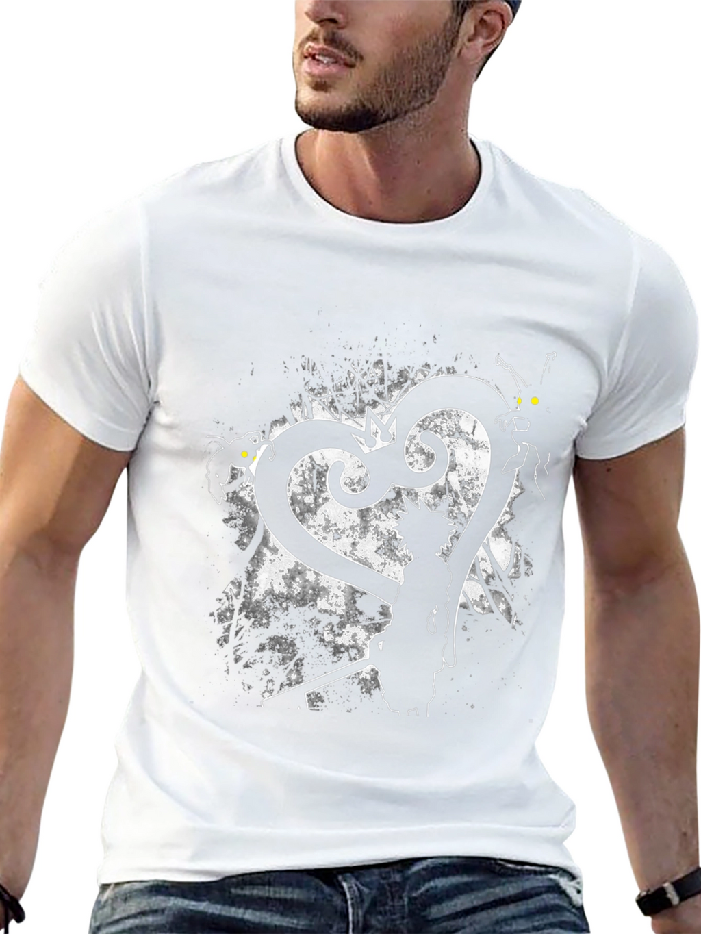 Kingdom Hearts Silhouette Graphic T-Shirt