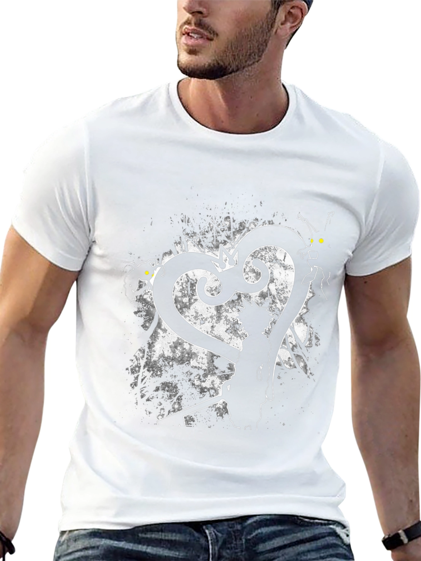 Kingdom Hearts Silhouette Graphic T-Shirt
