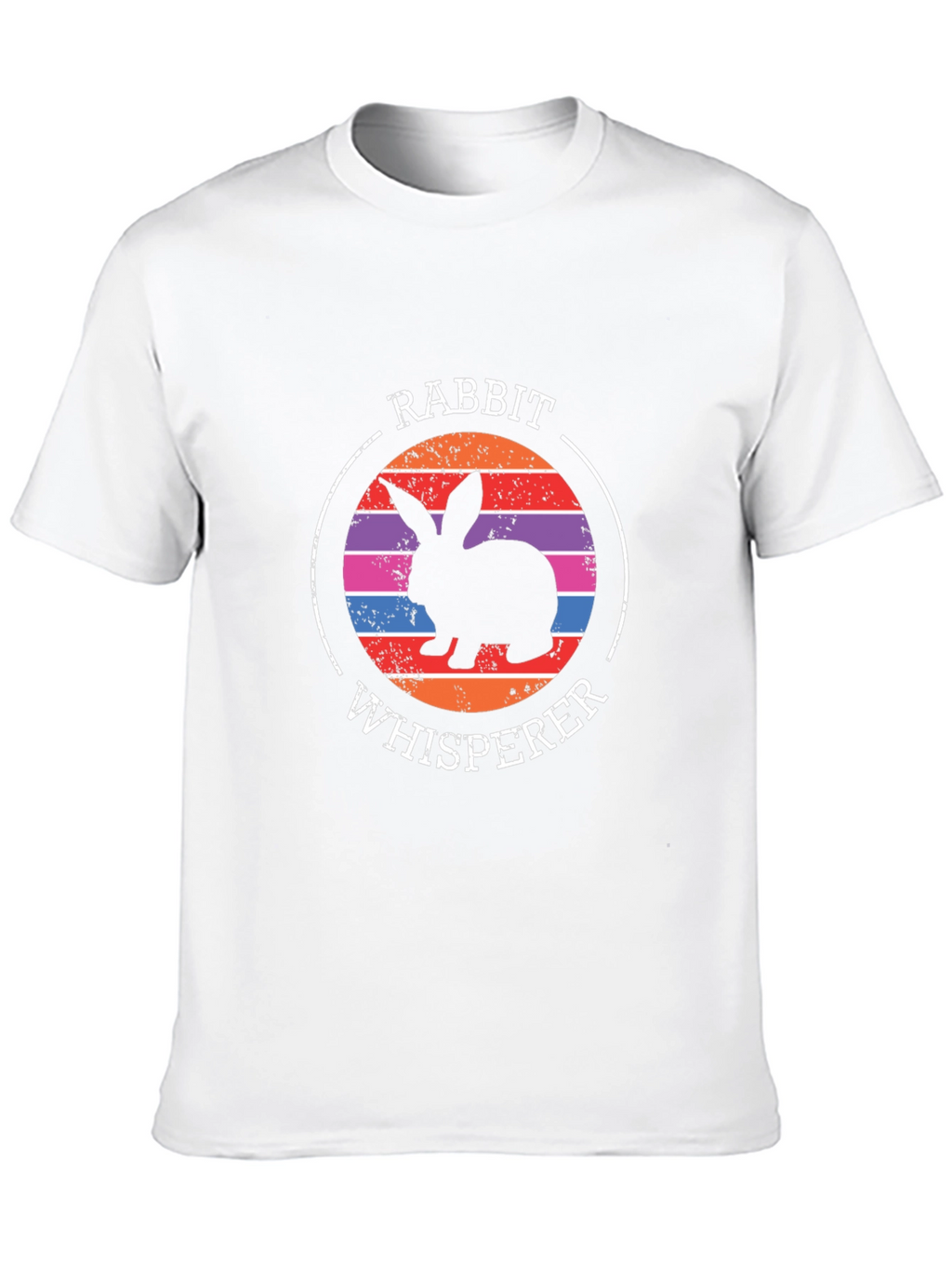 Rabbit Whisperer Graphic Tee - Unisex Black T-Shirt
