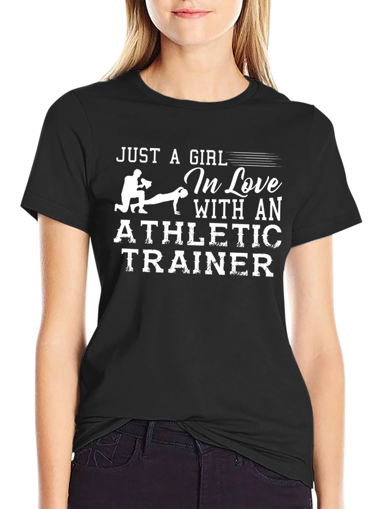 Athletic Trainer Graphic Tee - Just a Girl