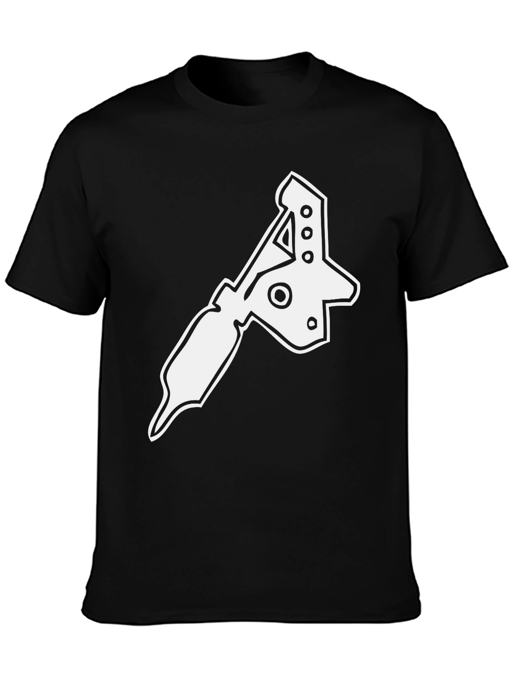 Tattoo Machine Graphic T-Shirt - Black Cotton Tee