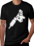 Tattoo Machine Graphic T-Shirt - Black Cotton Tee
