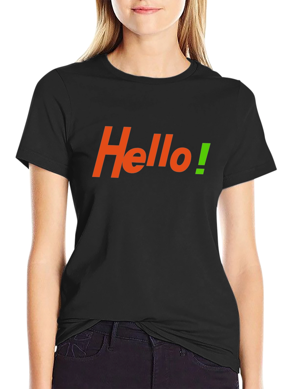 Hello T-Shirt - Casual Cotton Tee