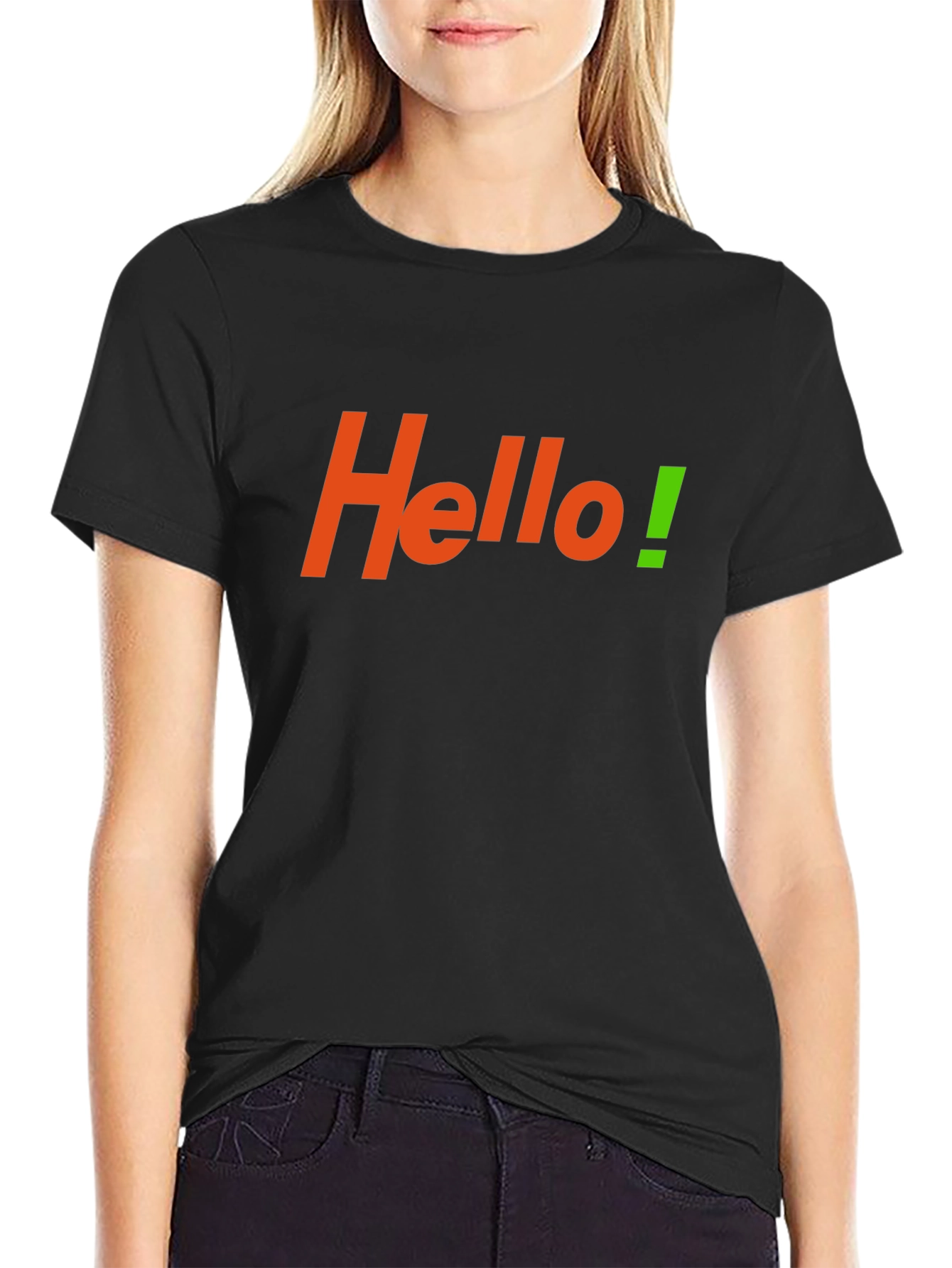 Hello T-Shirt - Casual Cotton Tee