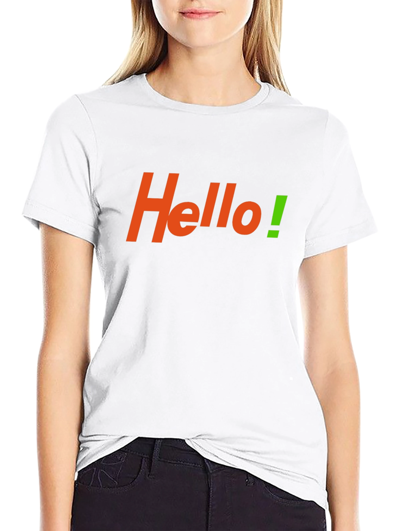 Hello T-Shirt - Casual Cotton Tee