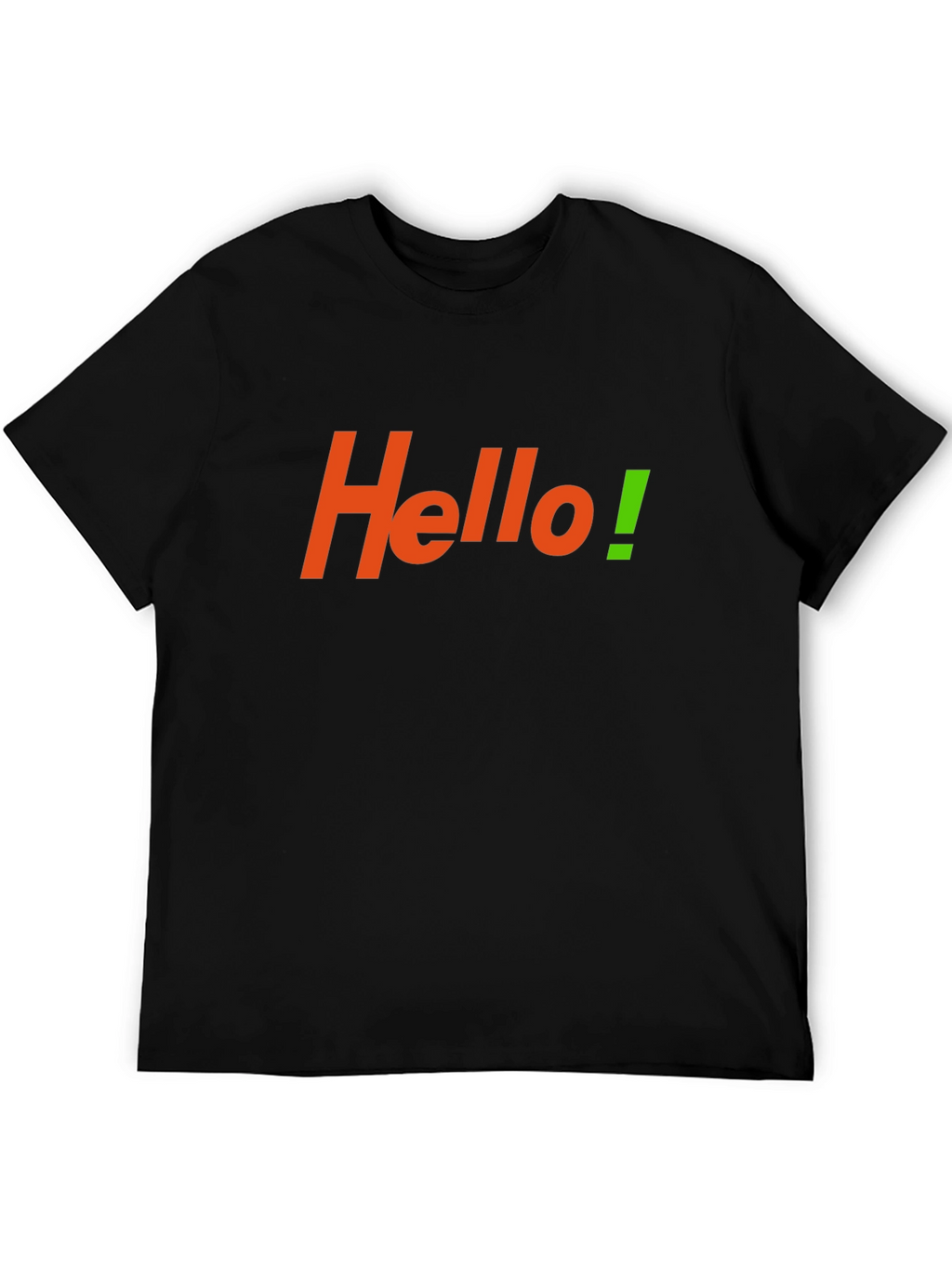 Hello T-Shirt - Casual Cotton Tee