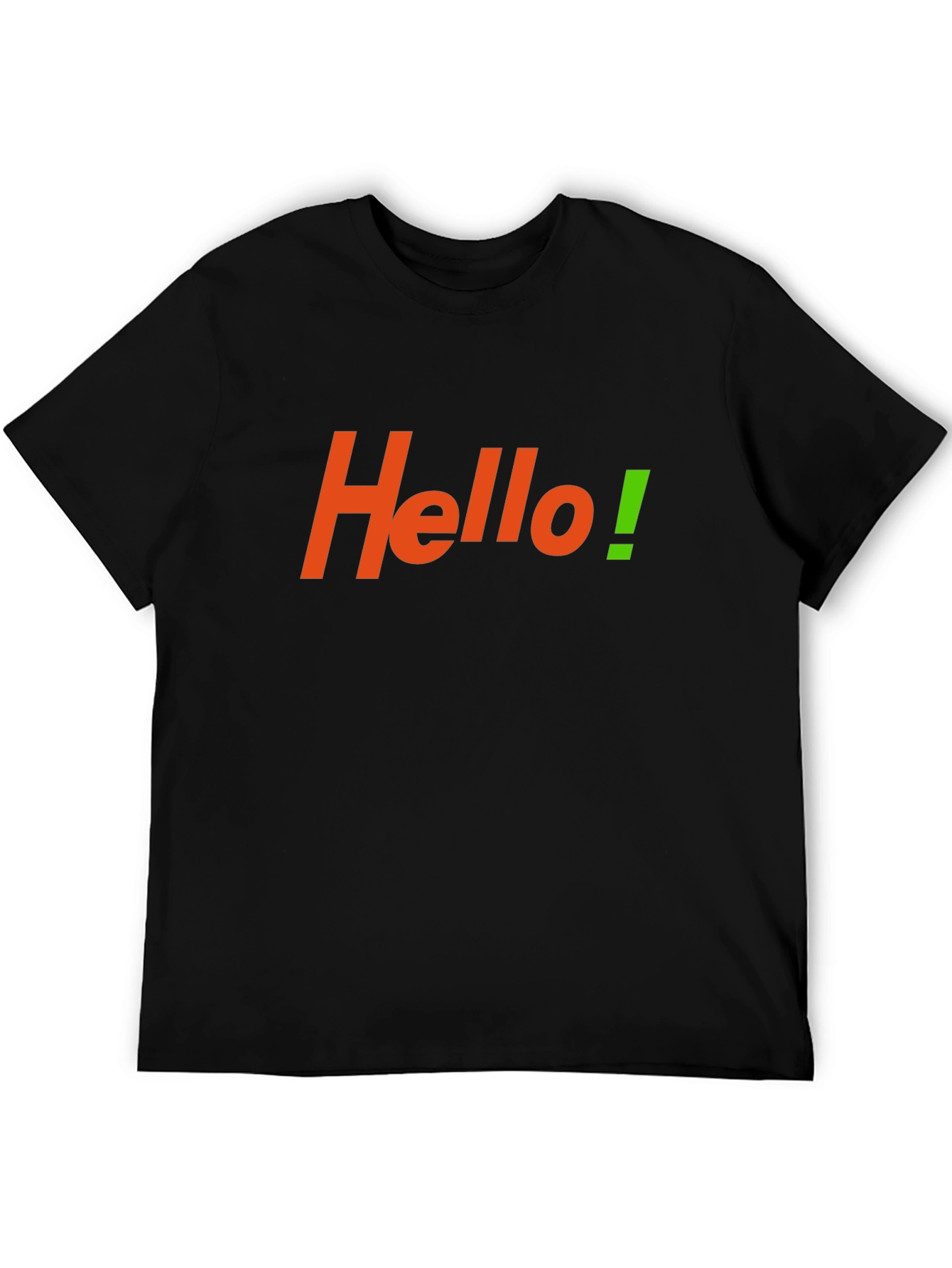 Hello T-Shirt - Casual Cotton Tee