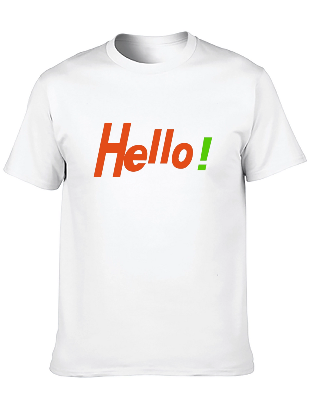 Hello T-Shirt - Casual Cotton Tee