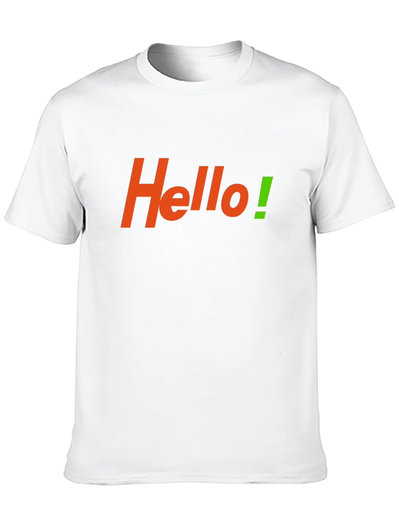 Hello T-Shirt - Casual Cotton Tee