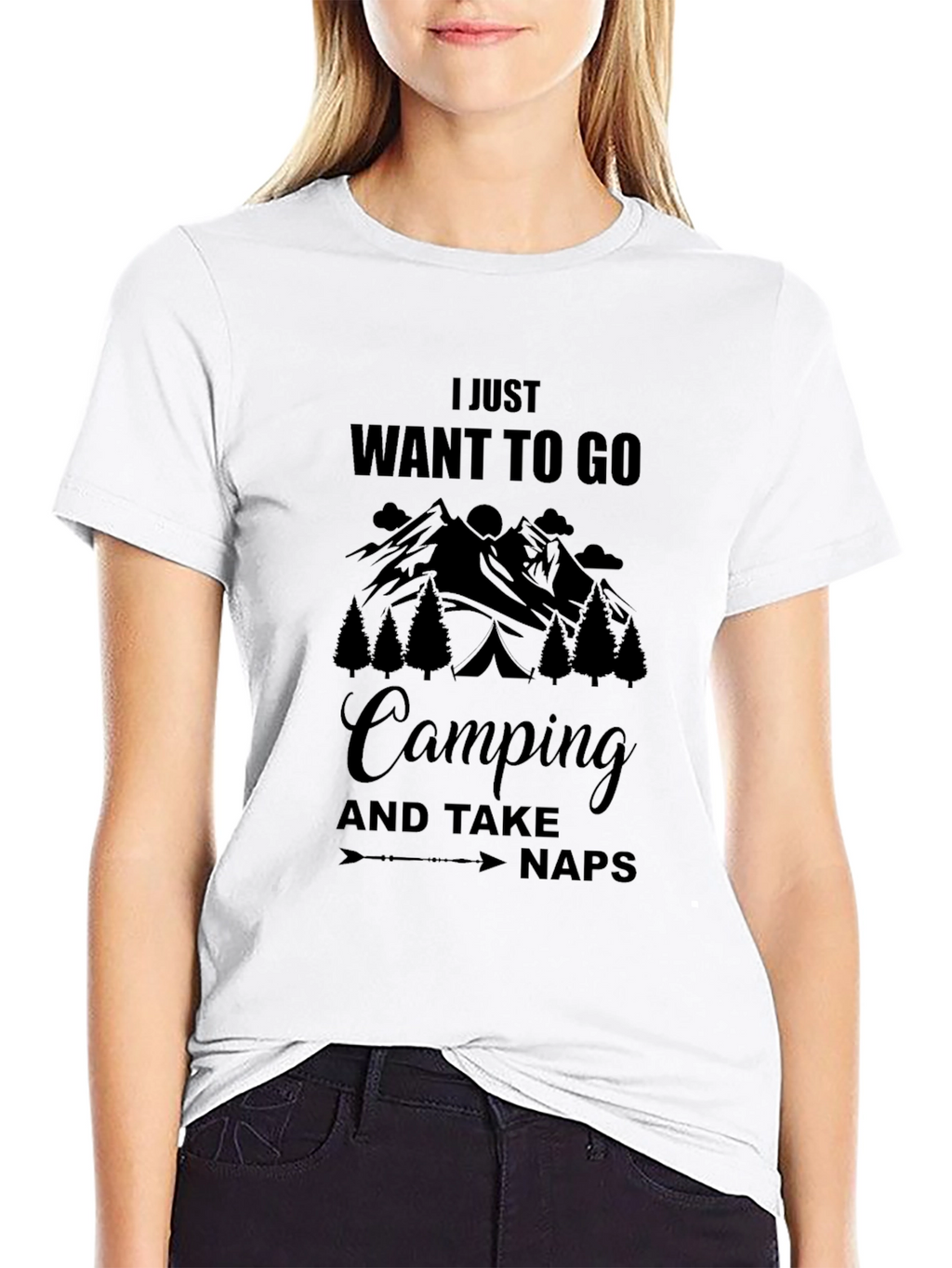 Camping and Naps Graphic T-Shirt