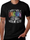 Unicorn Stab Idiots T-Shirt