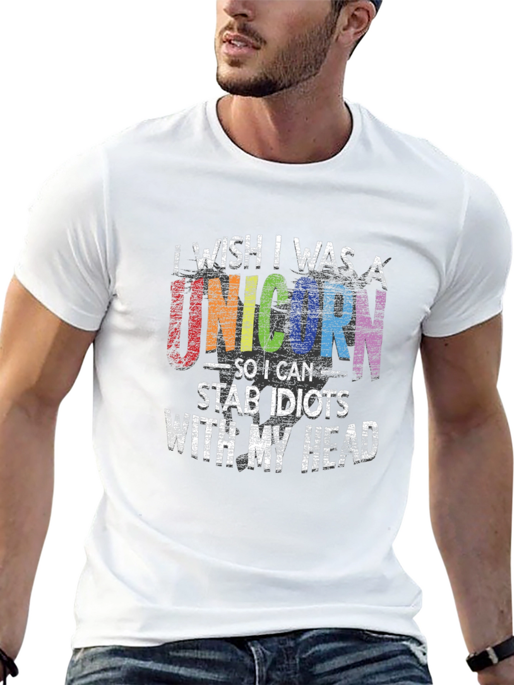 Unicorn Stab Idiots T-Shirt