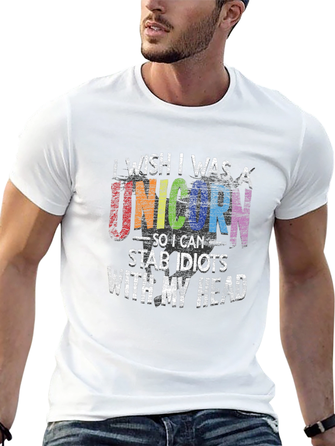 Unicorn Stab Idiots T-Shirt