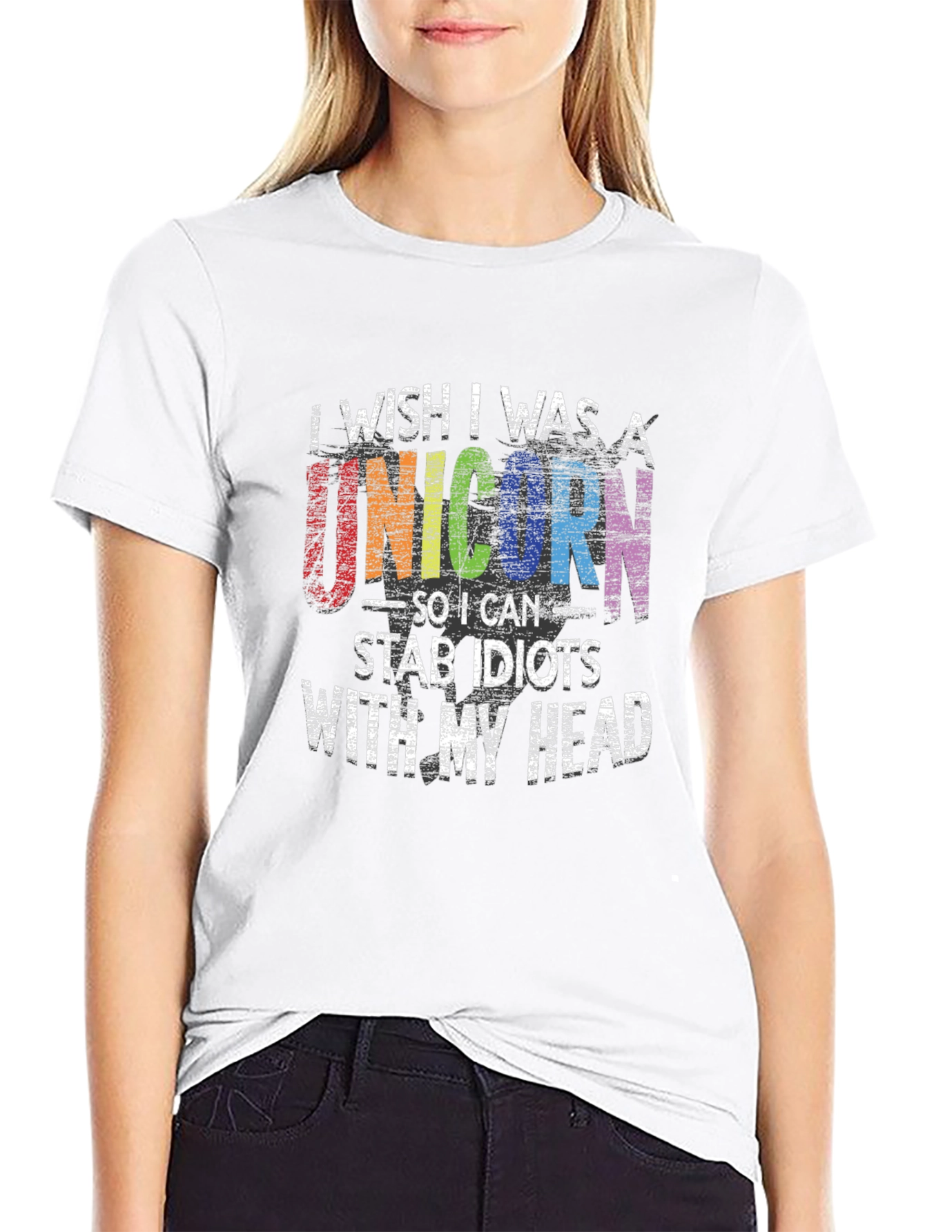 Unicorn Stab Idiots T-Shirt