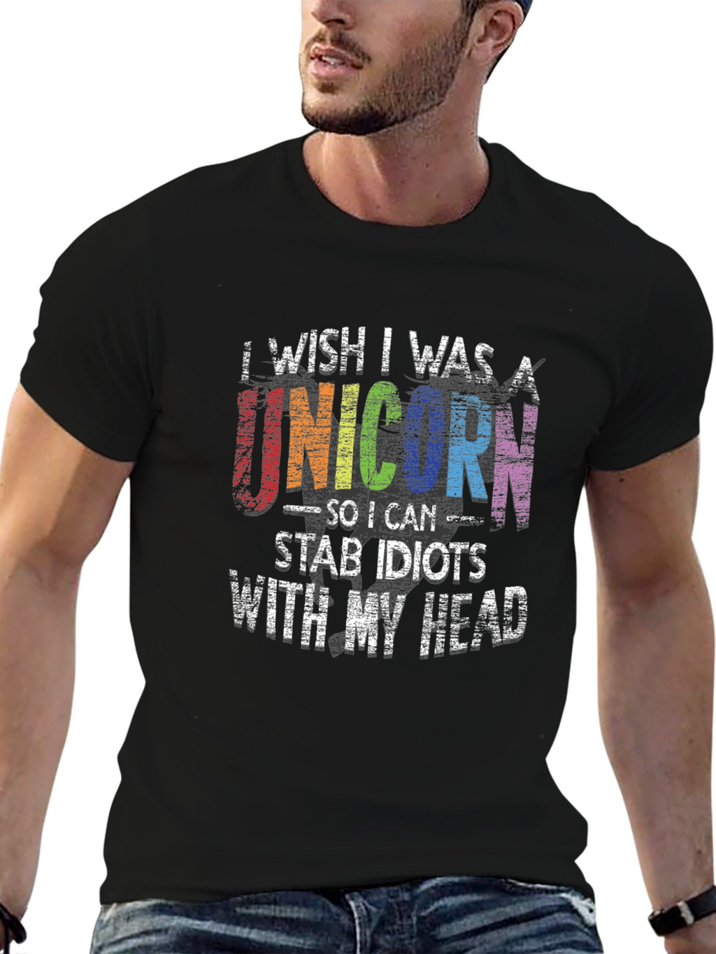 Unicorn Stab Idiots T-Shirt