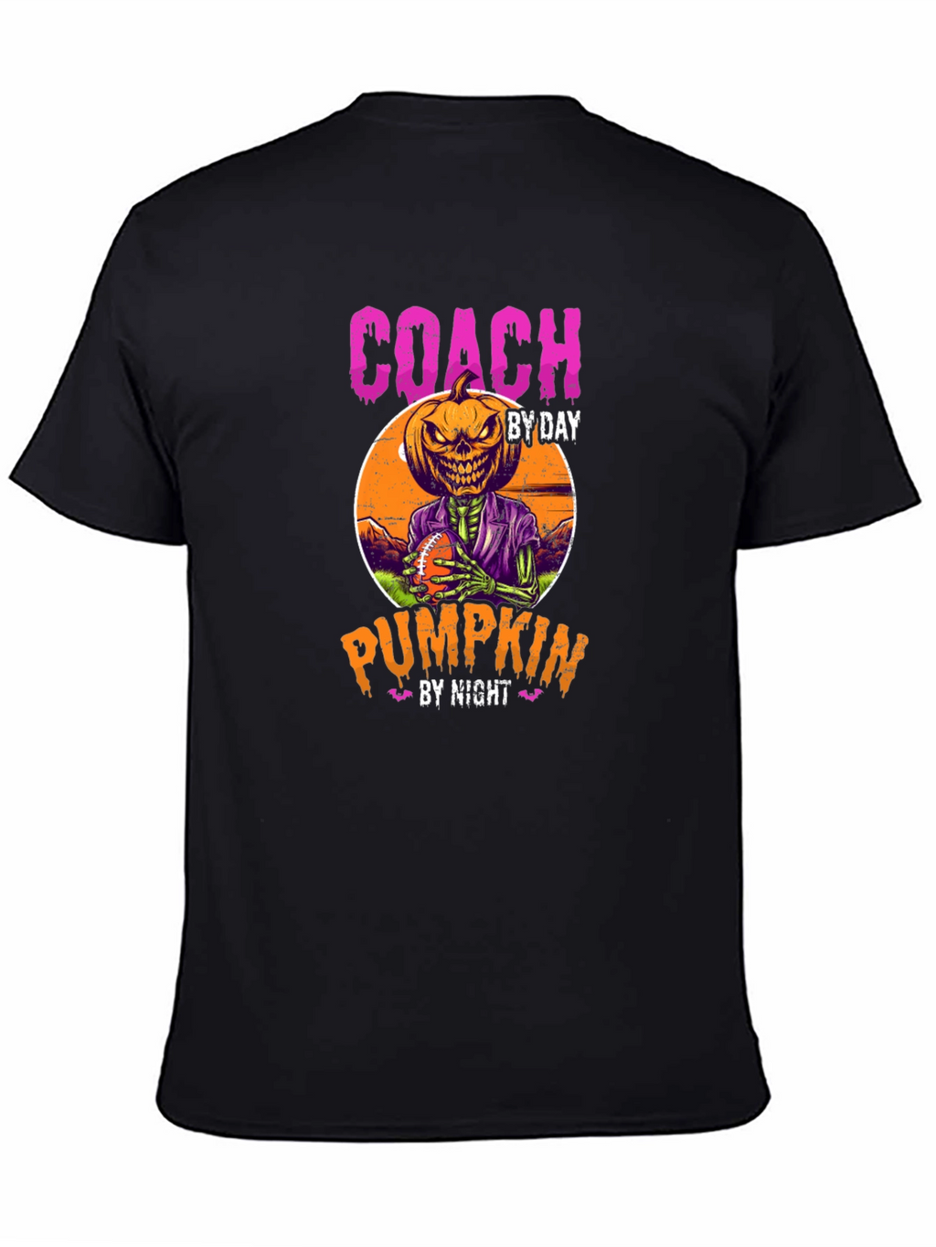 Coach By Day Pumpkin By Night Halloween T-Shirt