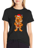 Festive Tiger Graphic Tee