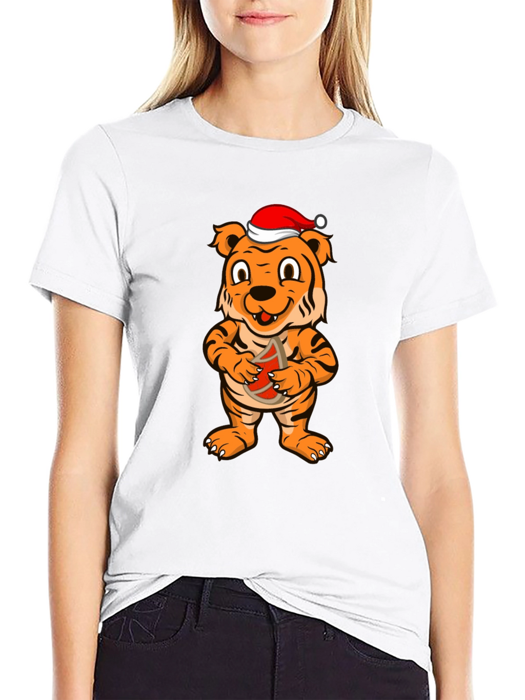 Festive Tiger Graphic Tee