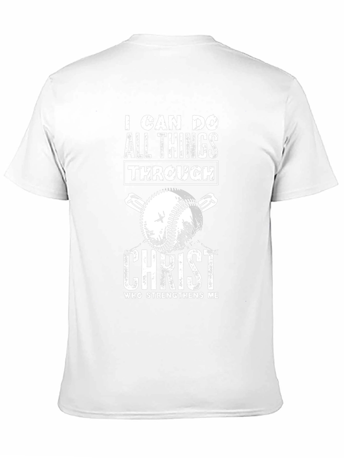 I Can Do All Things Through Christ Baseball T-Shirt