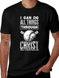 I Can Do All Things Through Christ Baseball T-Shirt