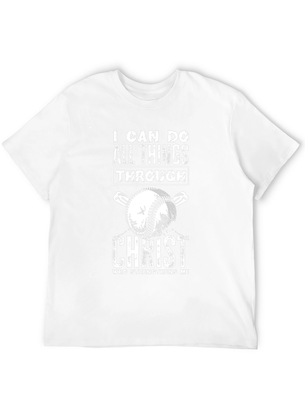 I Can Do All Things Through Christ Baseball T-Shirt