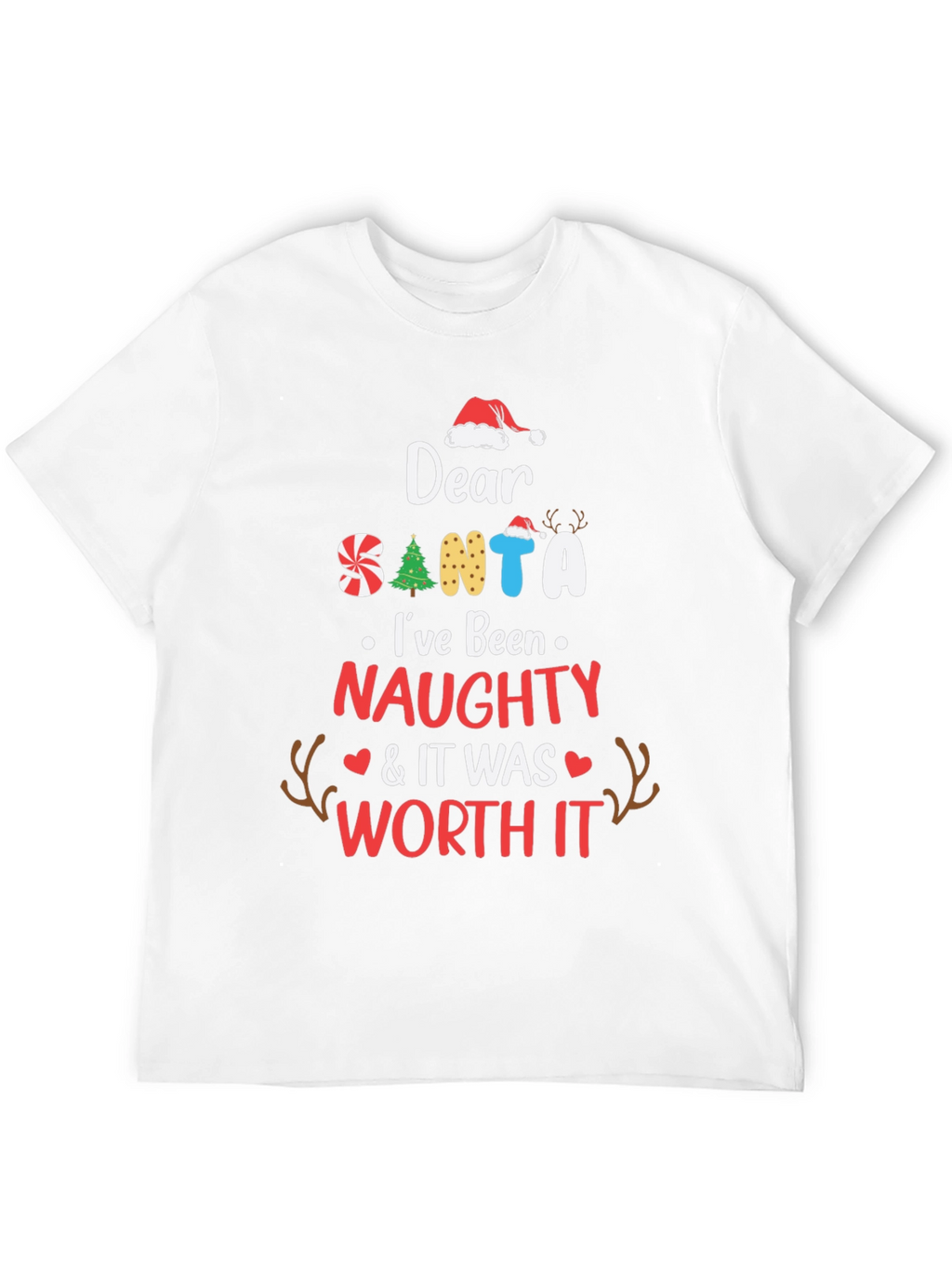 Naughty Santa T-Shirt: Worth It Design