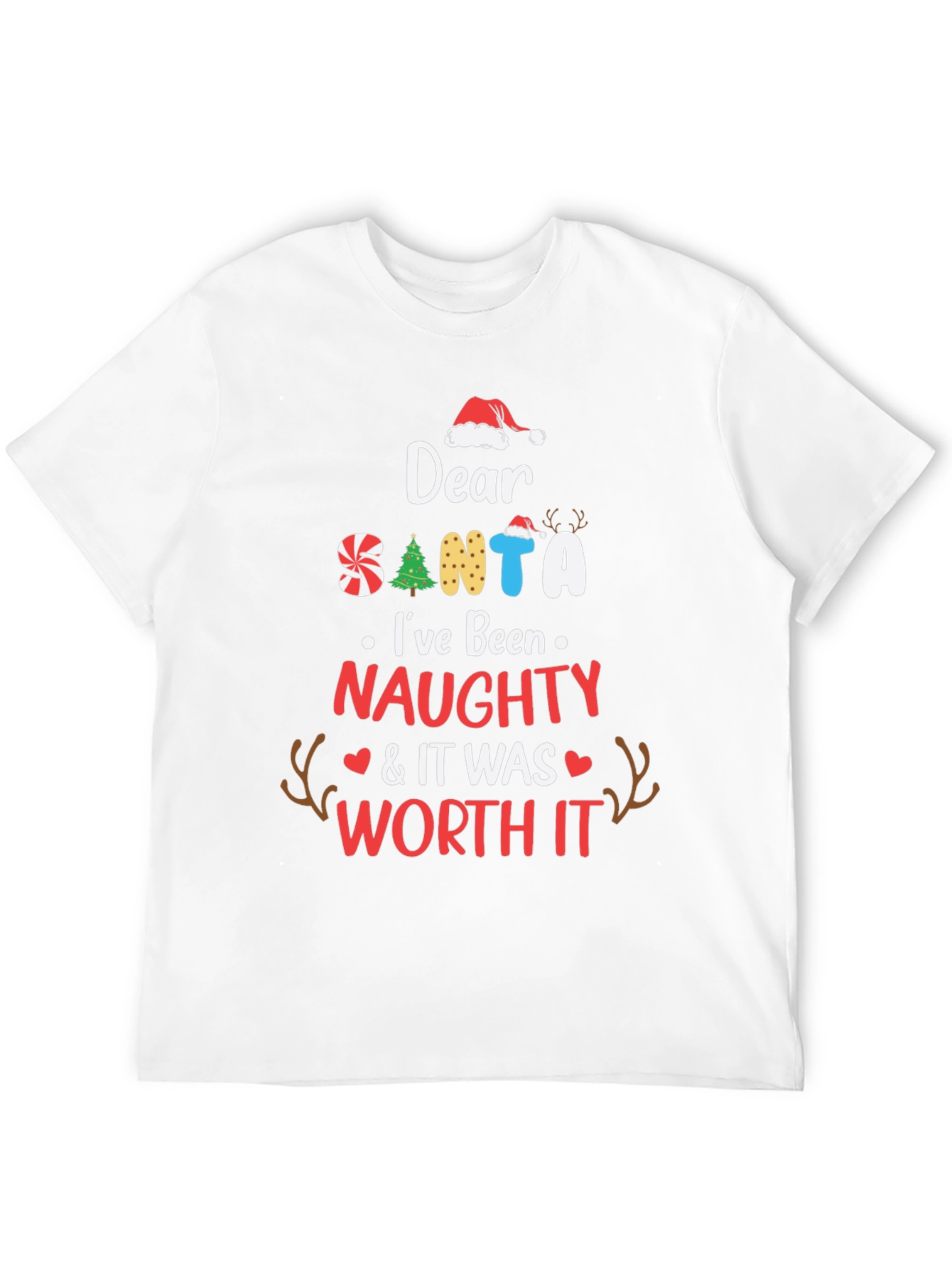 Naughty Santa T-Shirt: Worth It Design
