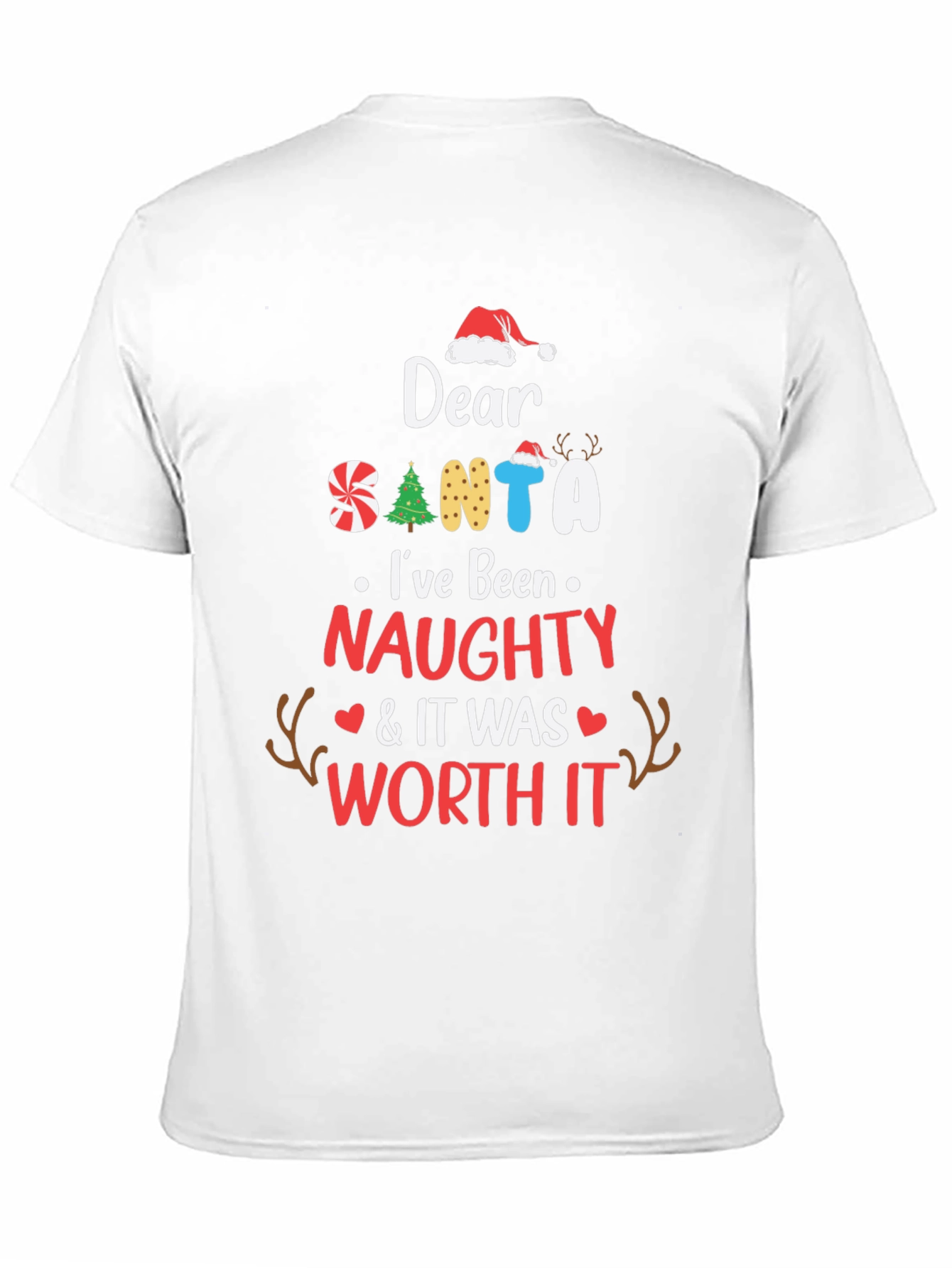 Naughty Santa T-Shirt: Worth It Design