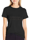 Black Graphic Tee:  LEWMKID FEMAKID Design