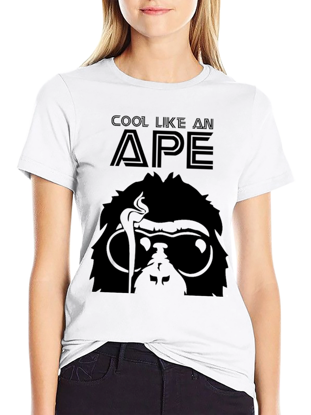 Cool Ape Graphic T-Shirt - Black