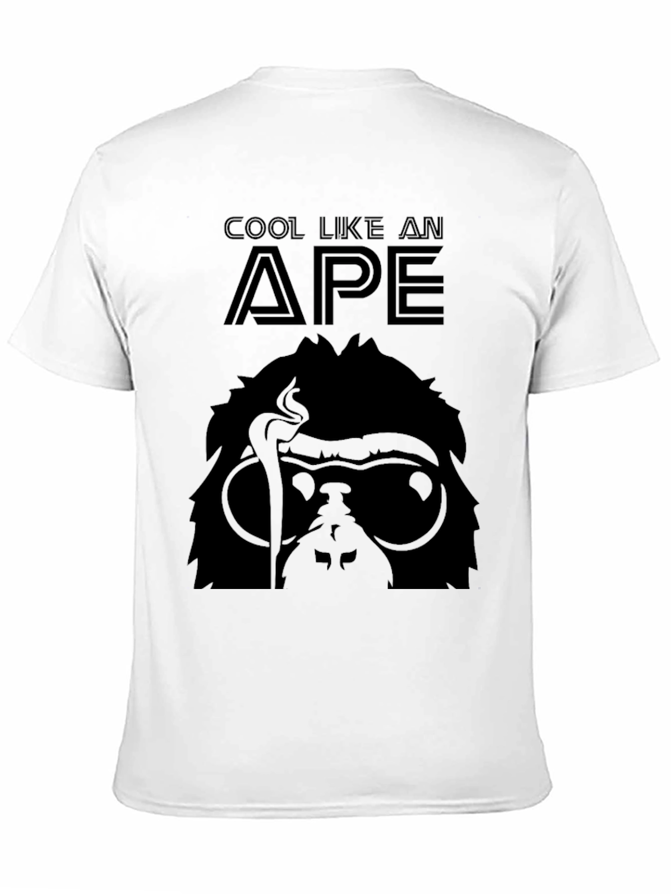 Cool Ape Graphic T-Shirt - Black