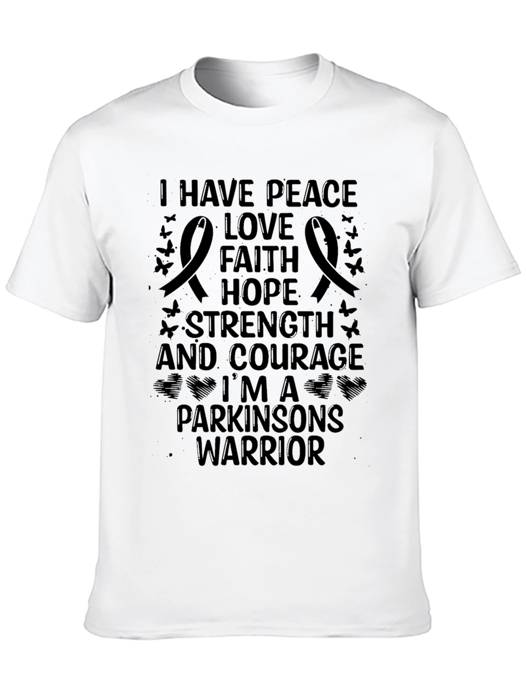 Parkinsons Warrior Black T-Shirt