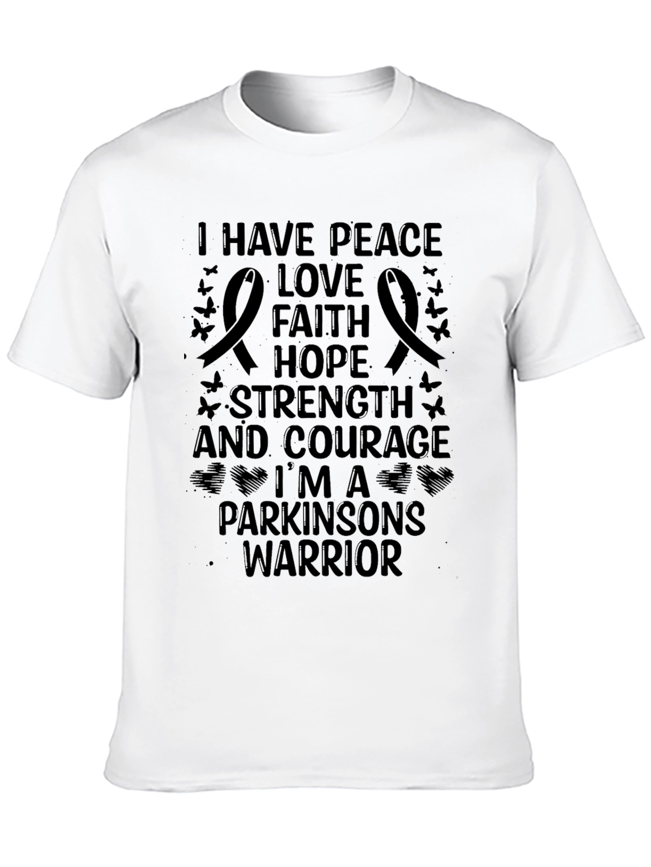 Parkinsons Warrior Black T-Shirt