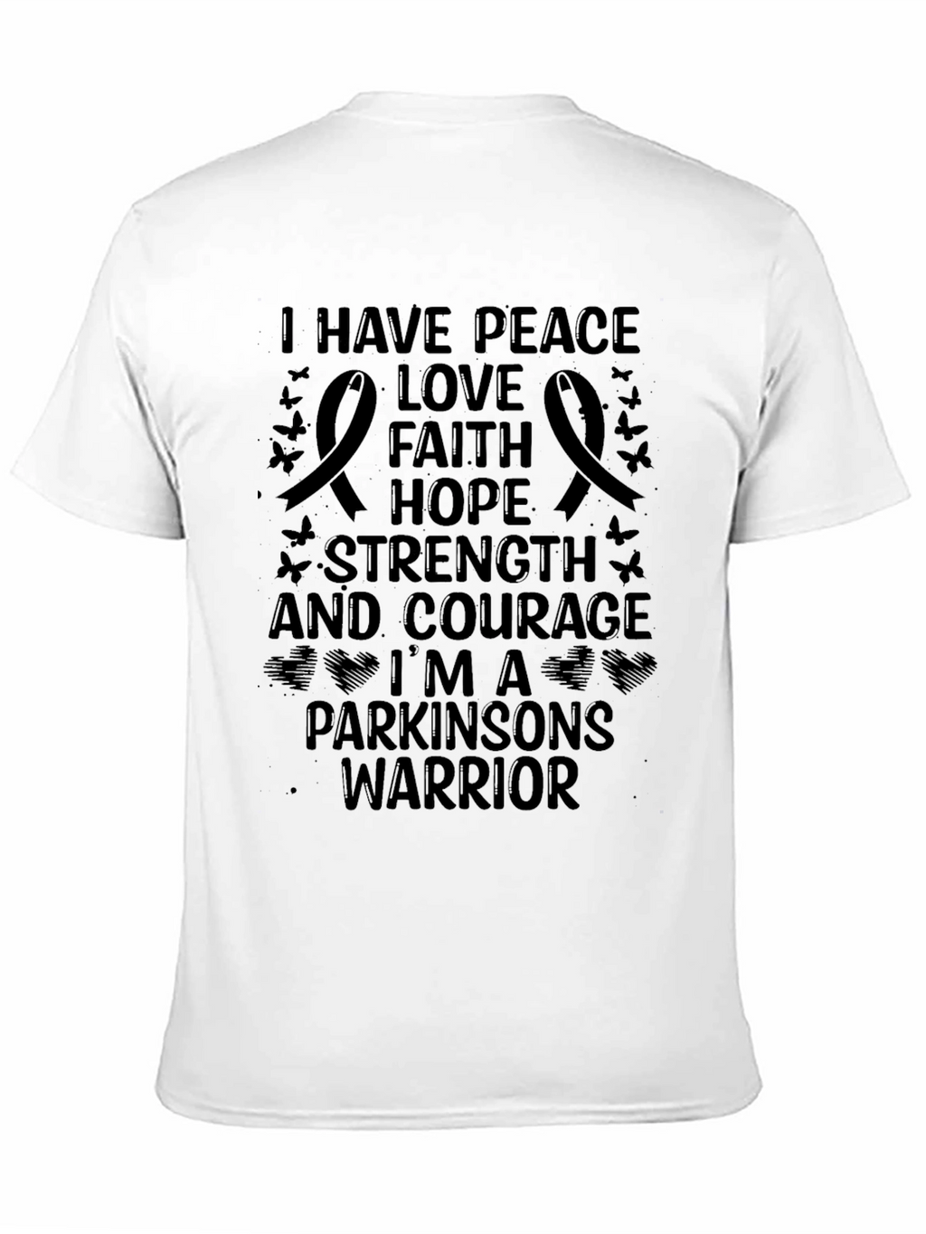 Parkinsons Warrior Black T-Shirt